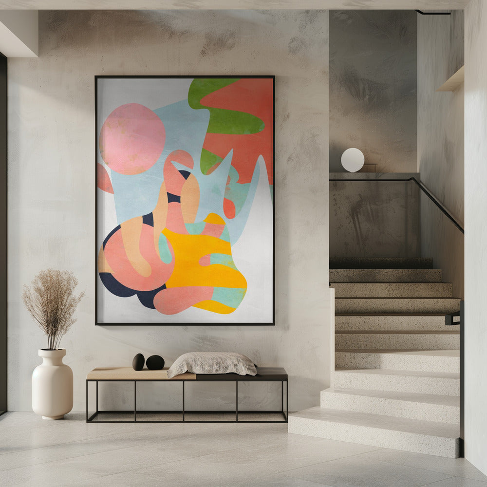 Pastel cut out | Poster