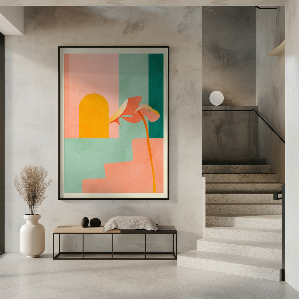 Ruimtes 3 Treppe | Poster