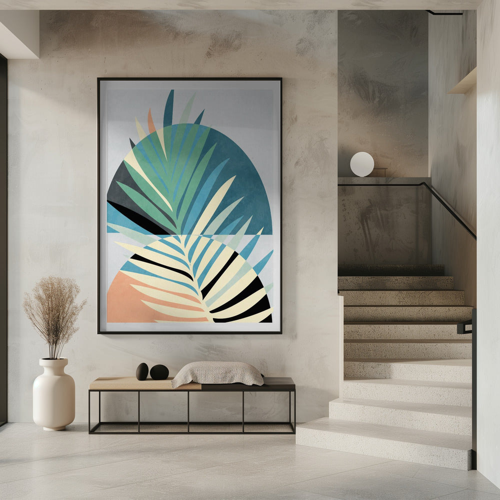 Ruimtes Blauw Kopie | Poster