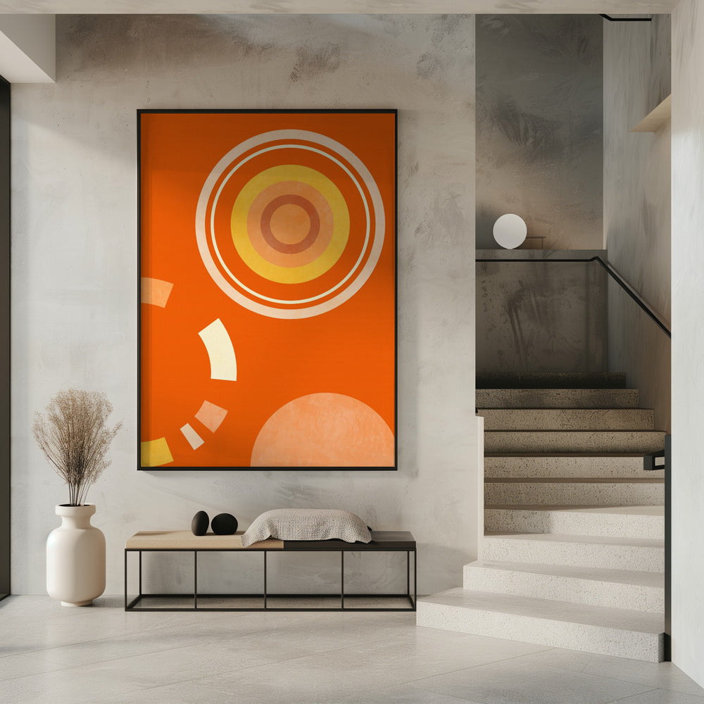 Lente Mid Rhapsody Oranje 4 | Poster