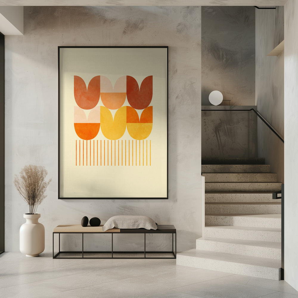 Lente Mid Rhapsody Oranje 1 | Poster