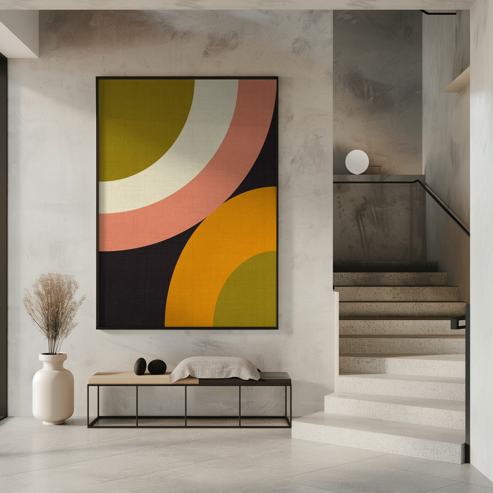 Geo Shapes Herfst 21 Afgerond | Poster