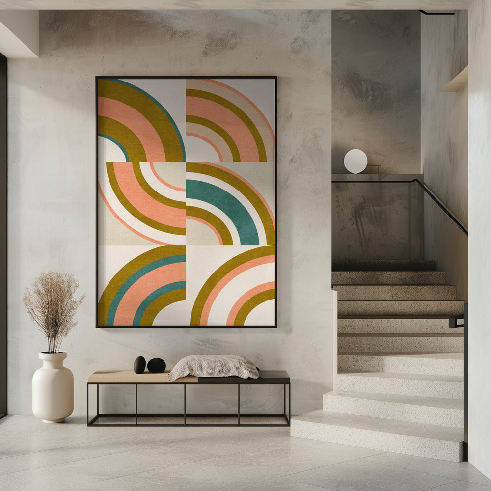 Regenboogzonneschijn 10 | Poster