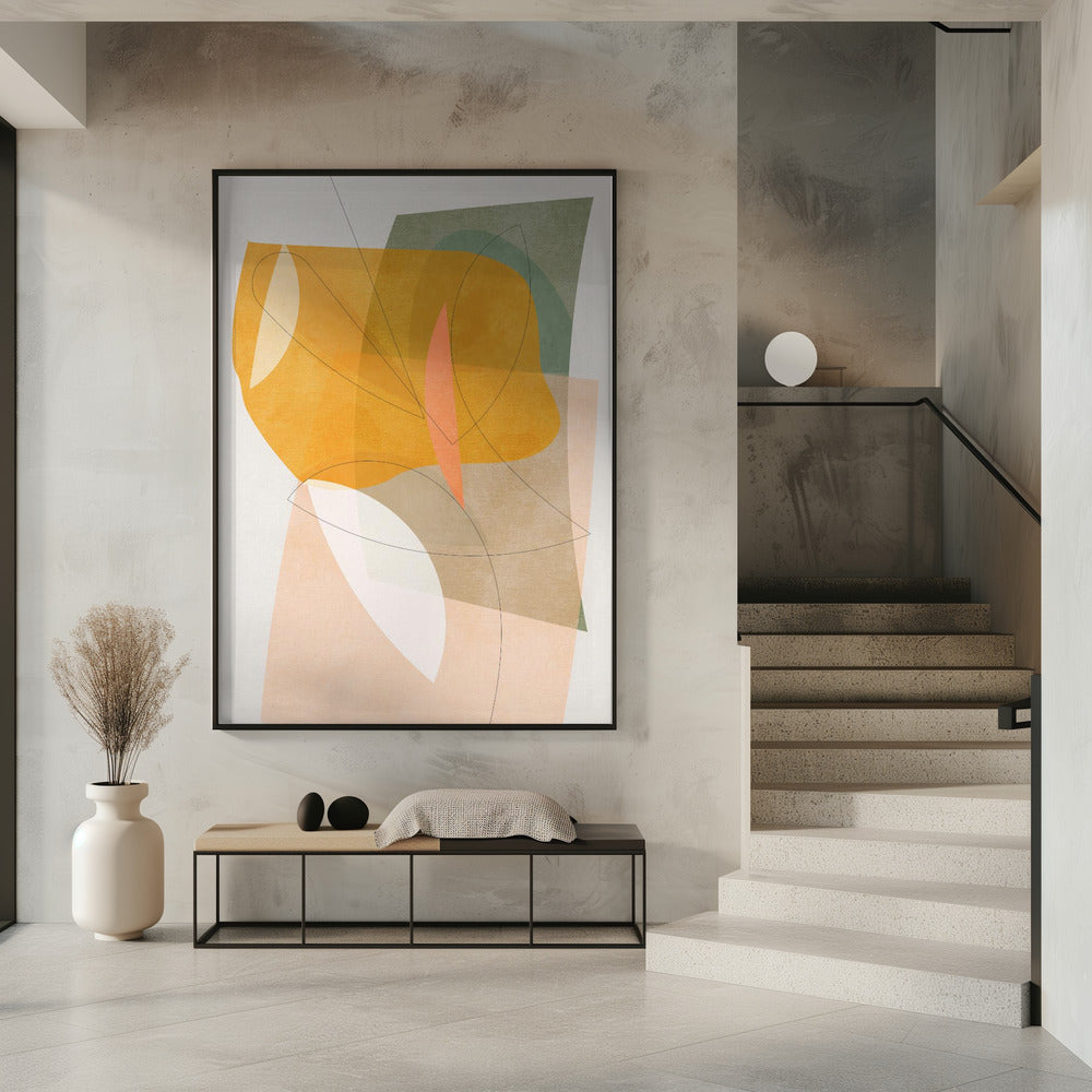 Natuurvriendelijke Terracotta 5 Aquarel Kopie | Poster