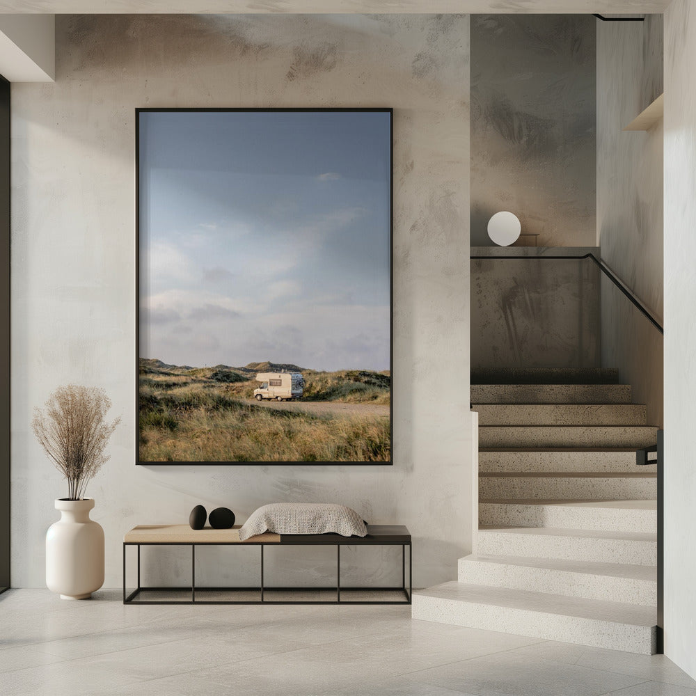 Caravan In the Dunes | Poster