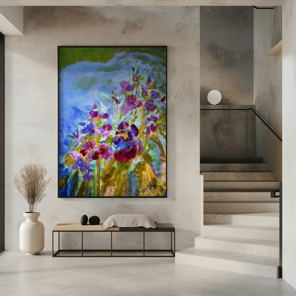 Levendige kleuren en delicate bloemblaadjes | Poster