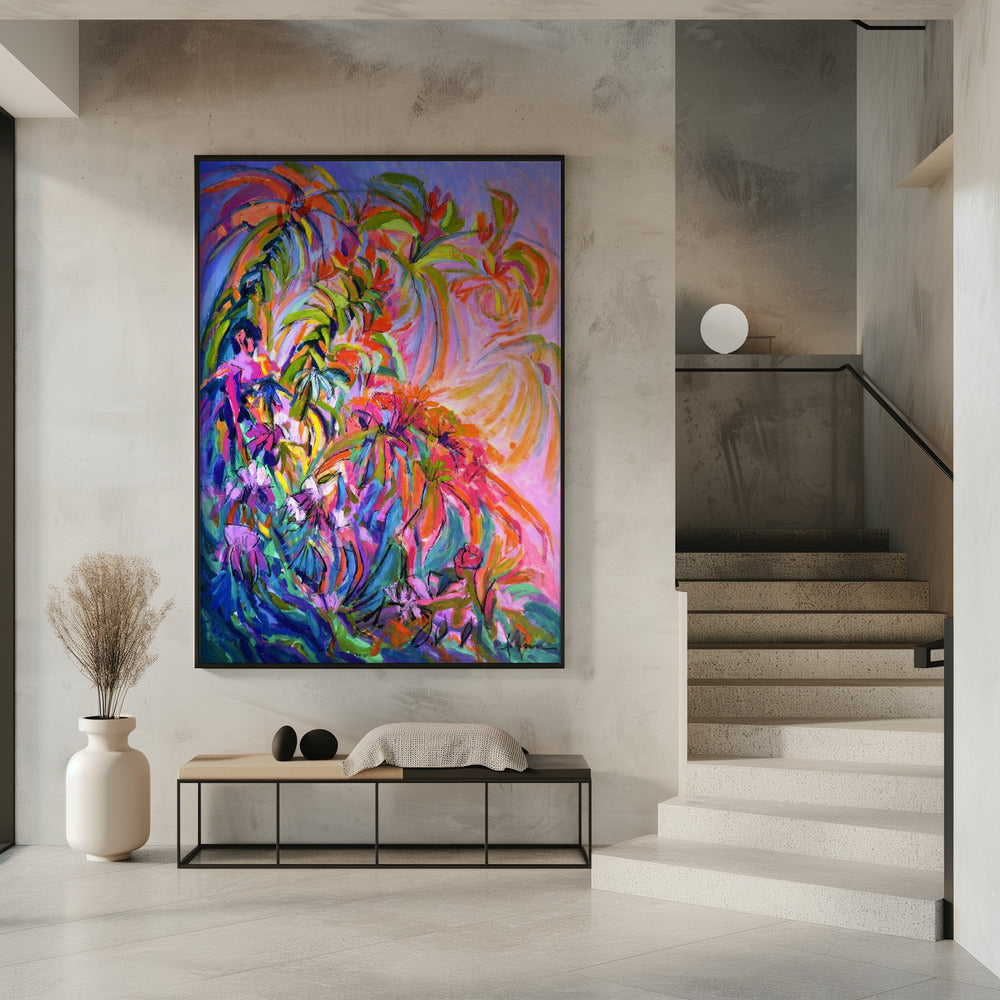 Radiant Floral Ballet | Poster