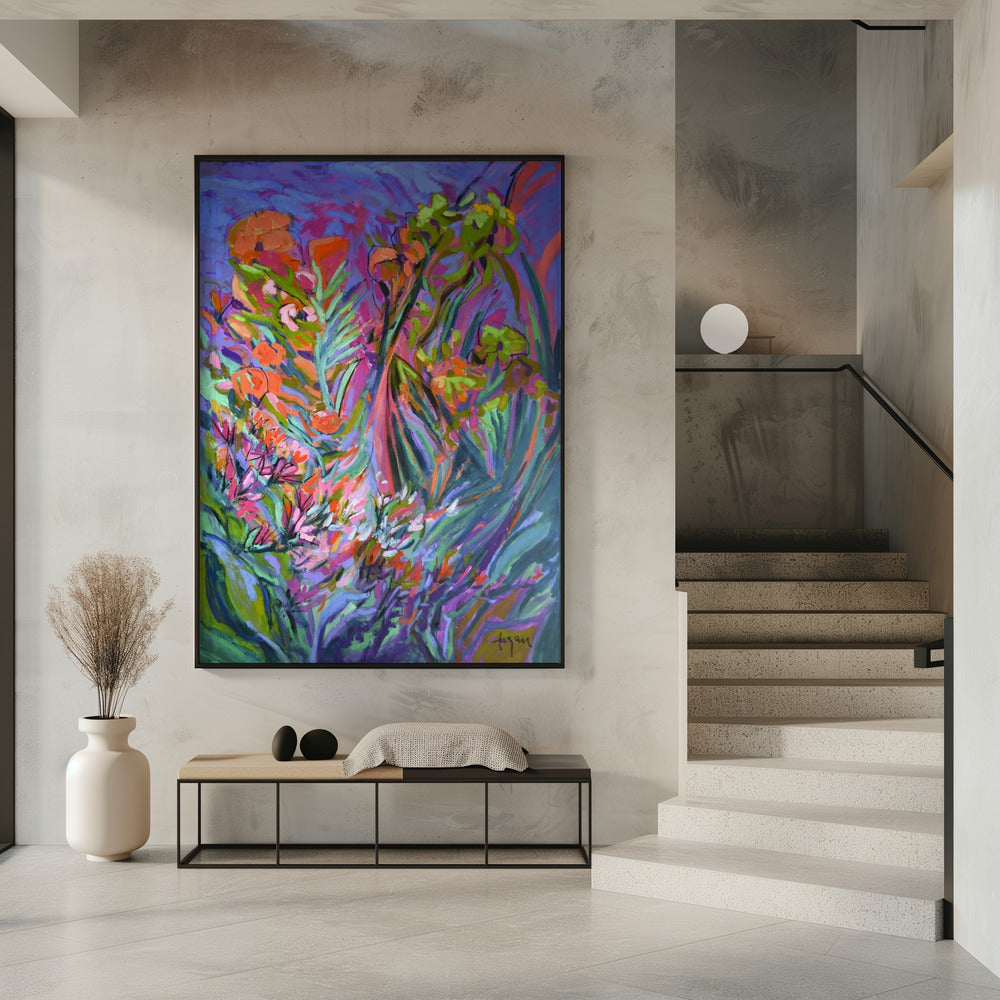 Een explosie van bloeiend licht | Poster