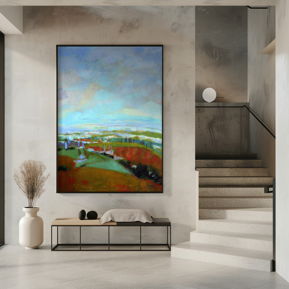 Uitzicht op de uitgestrekte horizon | Poster