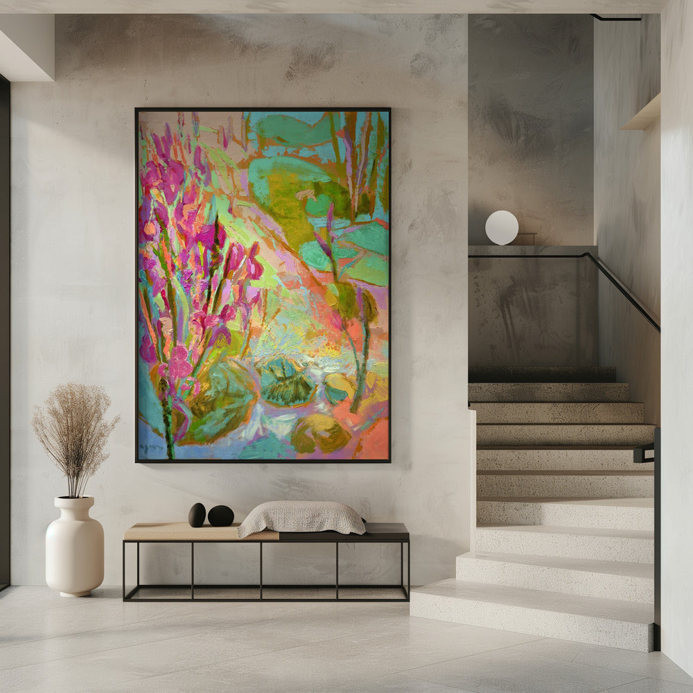 Levendige lentetuin | Poster