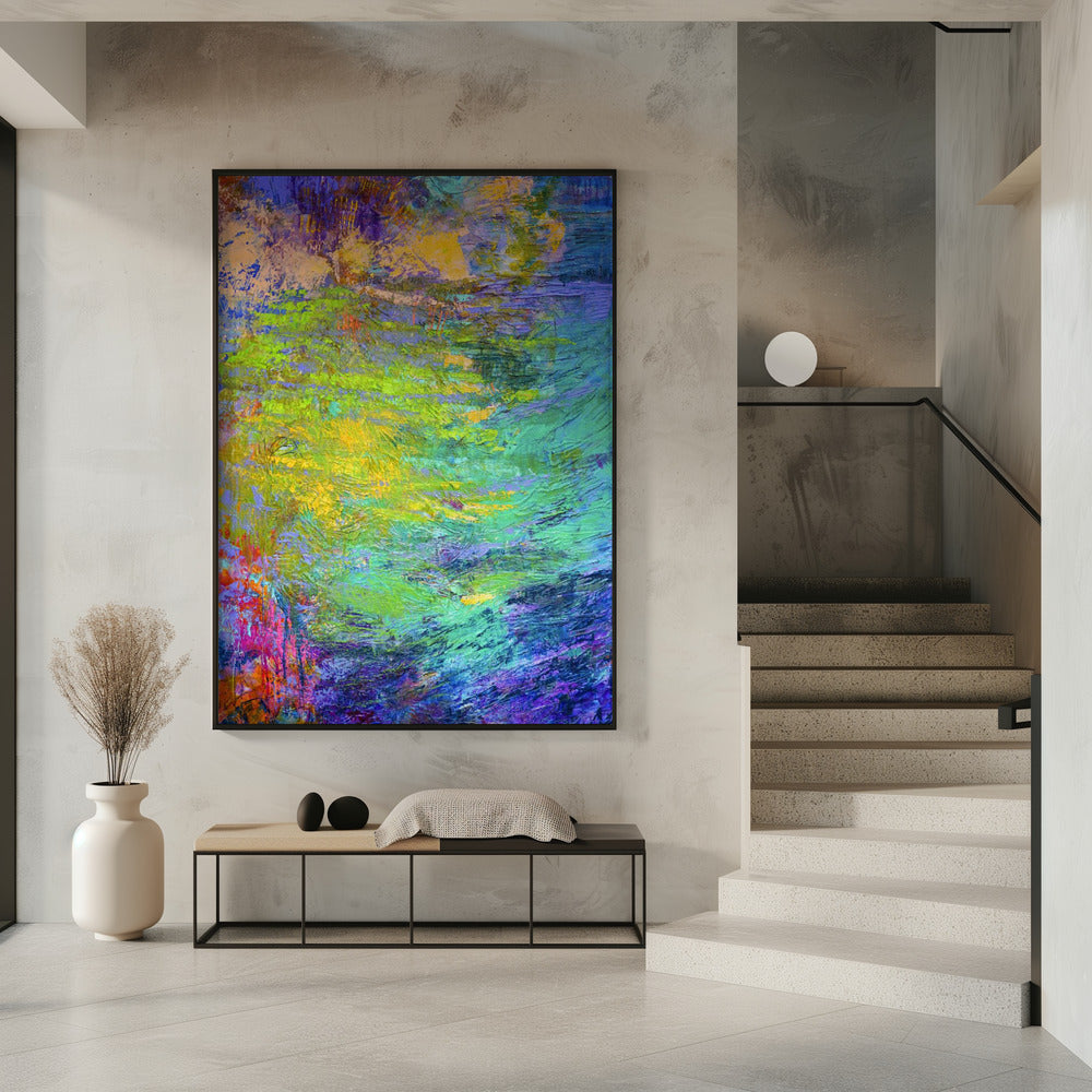 Een explosie van bloeiend licht | Poster
