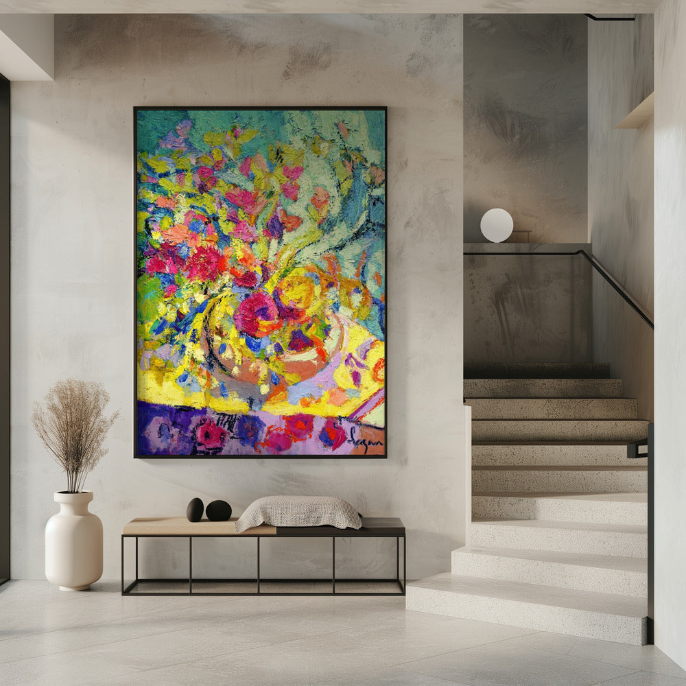 Stralende bloemenharmonie | Poster