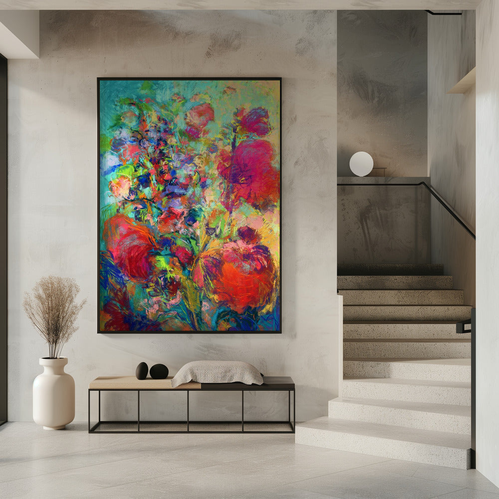 Levendige bloemendroom | Poster
