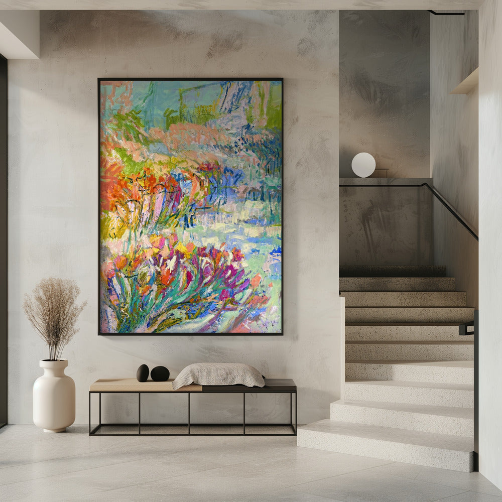 Vibrant Garden Path | Poster