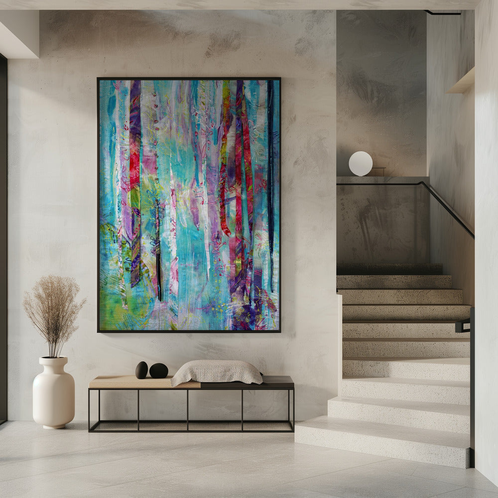 Grillige bossen | Poster