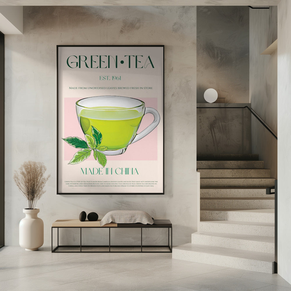 Verse groene thee | Poster