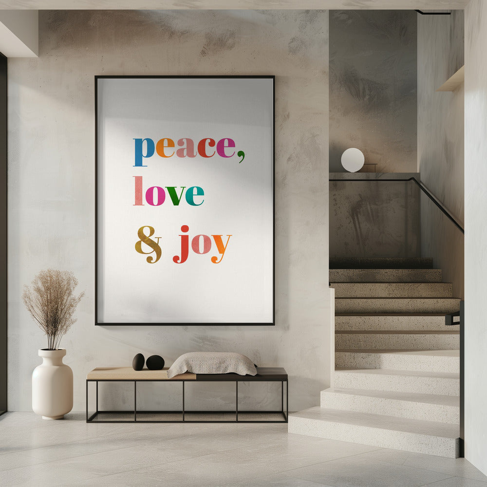 Peace, Love & Joy | Poster