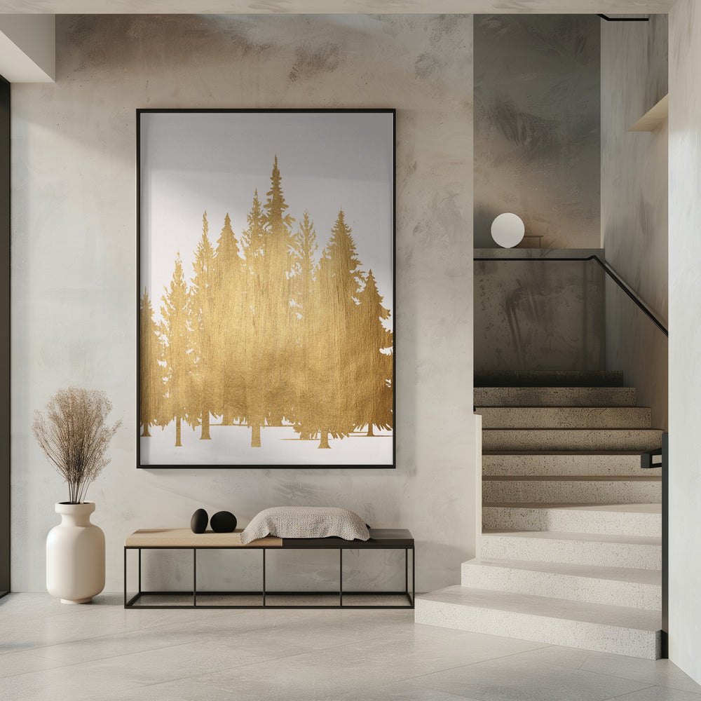 Tannenwald (goud) | Poster