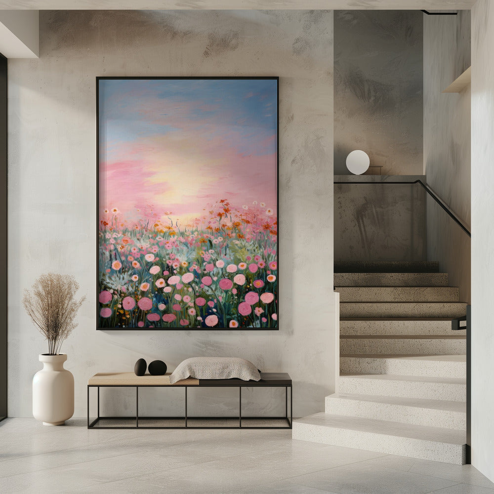 Bloesems in de schemering | Poster