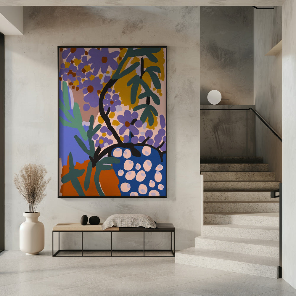 Levendige flora-uitbarsting | Poster