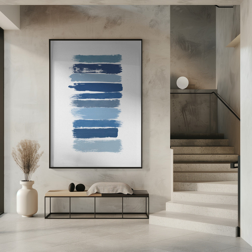 Ombre Blauw | Poster