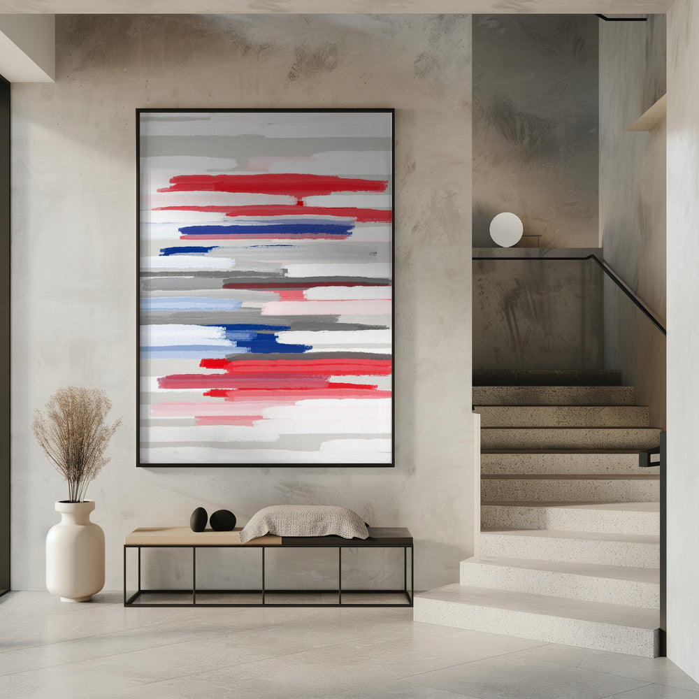 BILLS ROOD WIT EN BLAUW | Poster