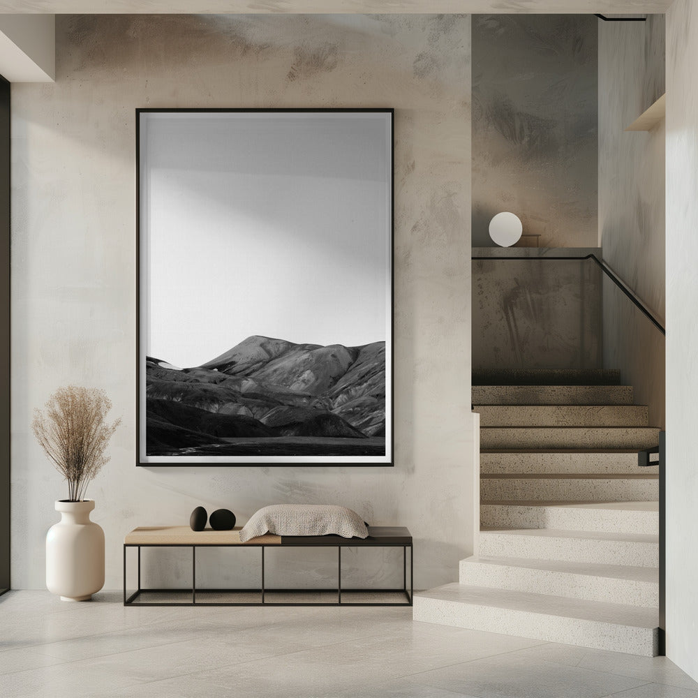 Monochrome bergen | Poster