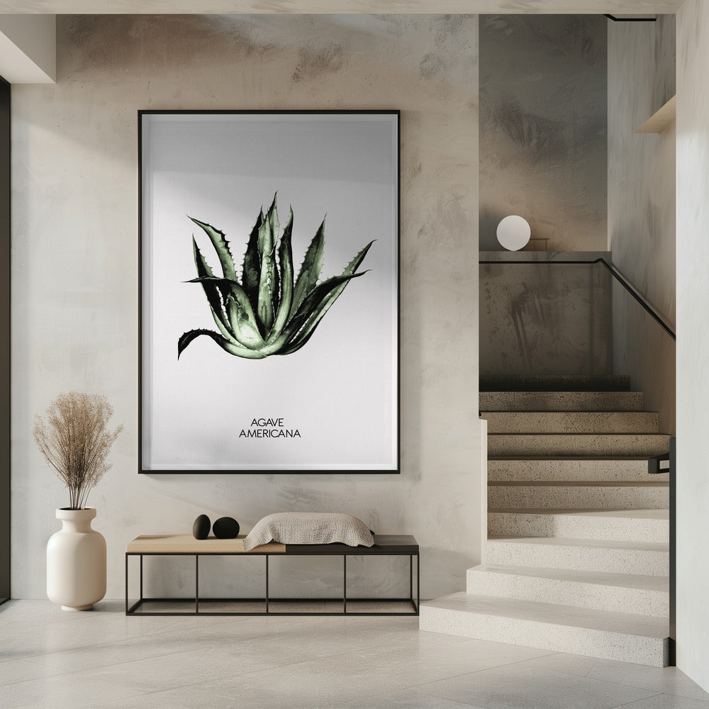 Green Agave Elegance | Poster