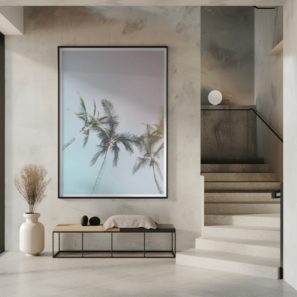 Pastel Palms Bliss | Poster
