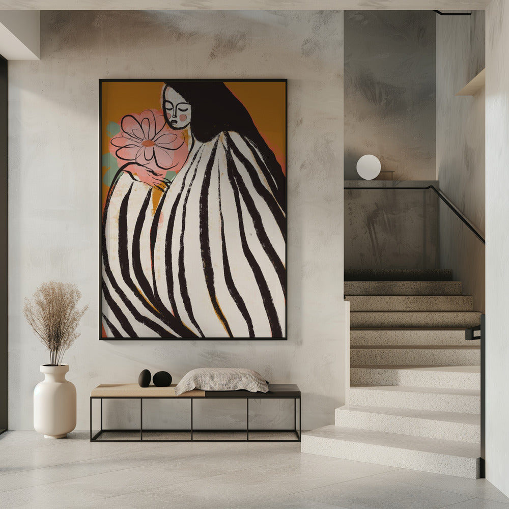 Gestreepte sereniteit | Poster