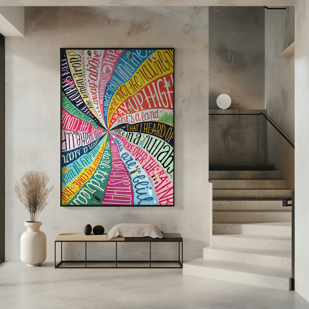 Over de regenboog | Poster