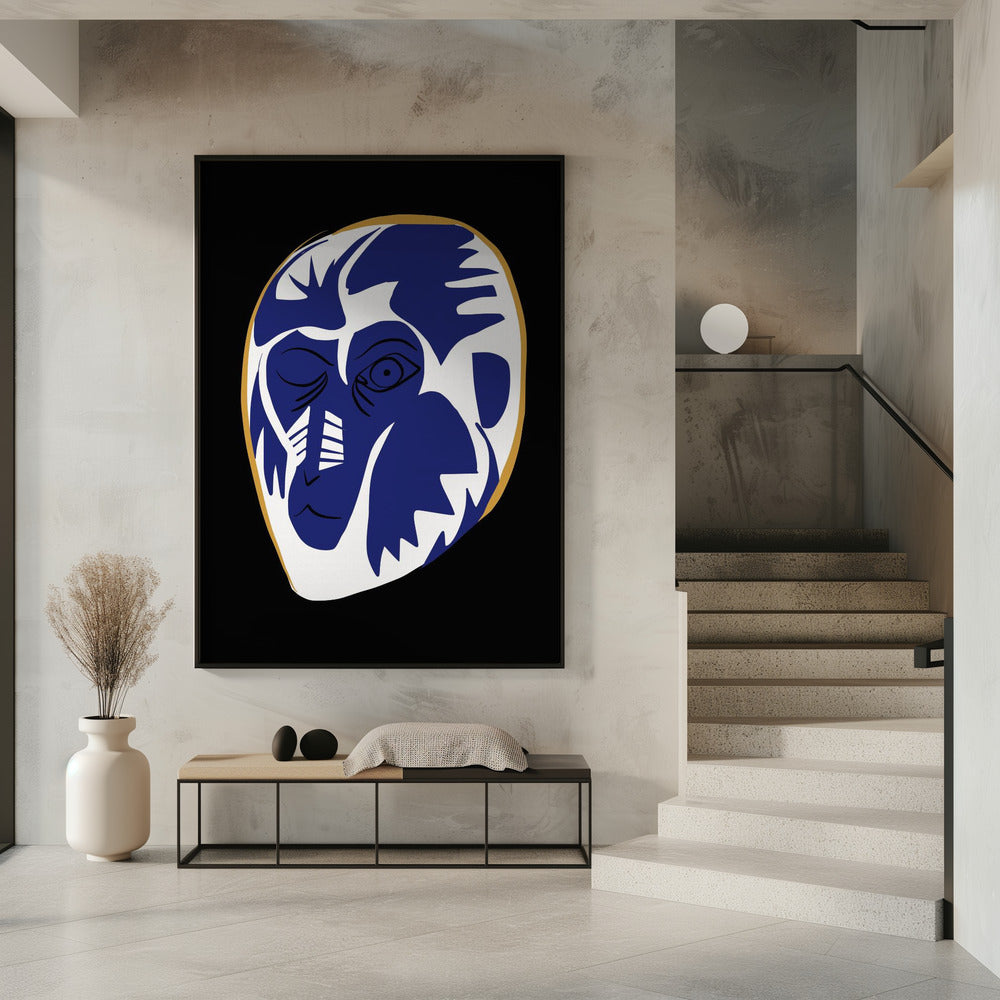 Abstracte maskerillusie | Poster