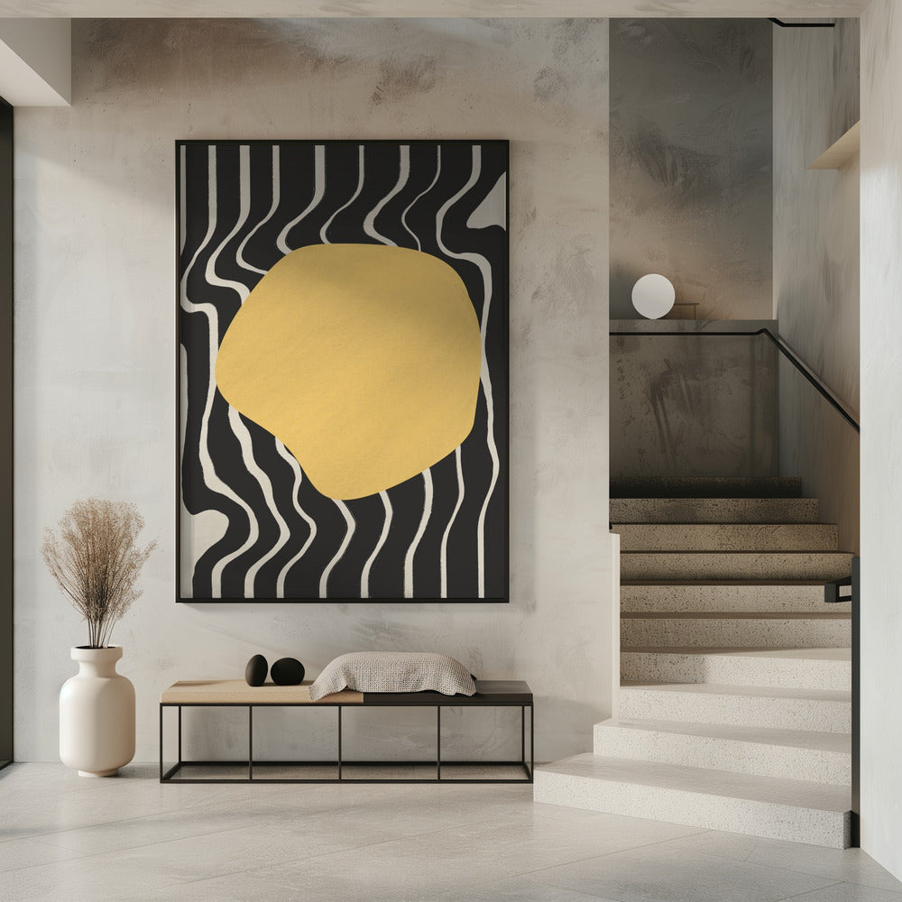 Gouden Golf Harmonie | Poster