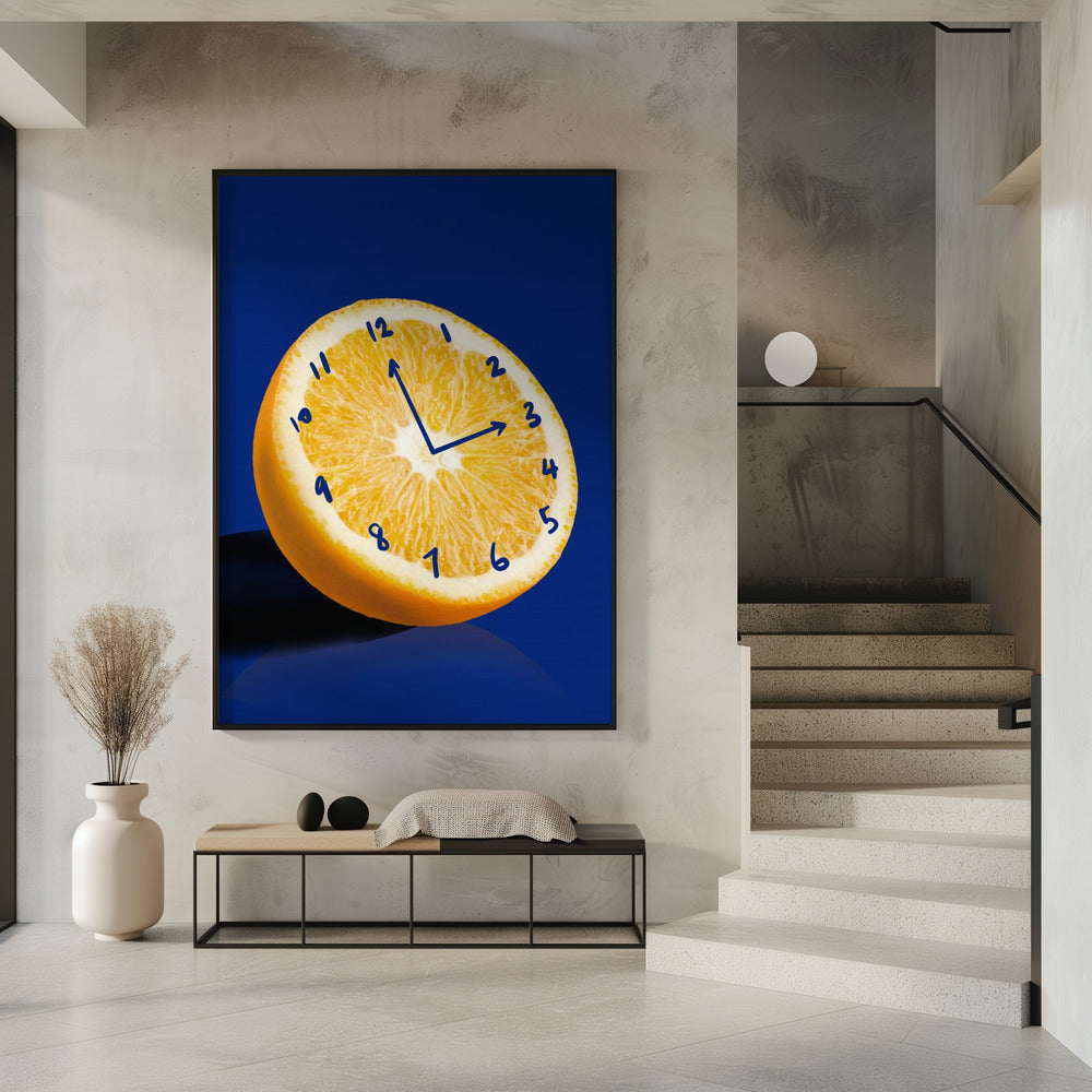 Citrus horloge | Poster