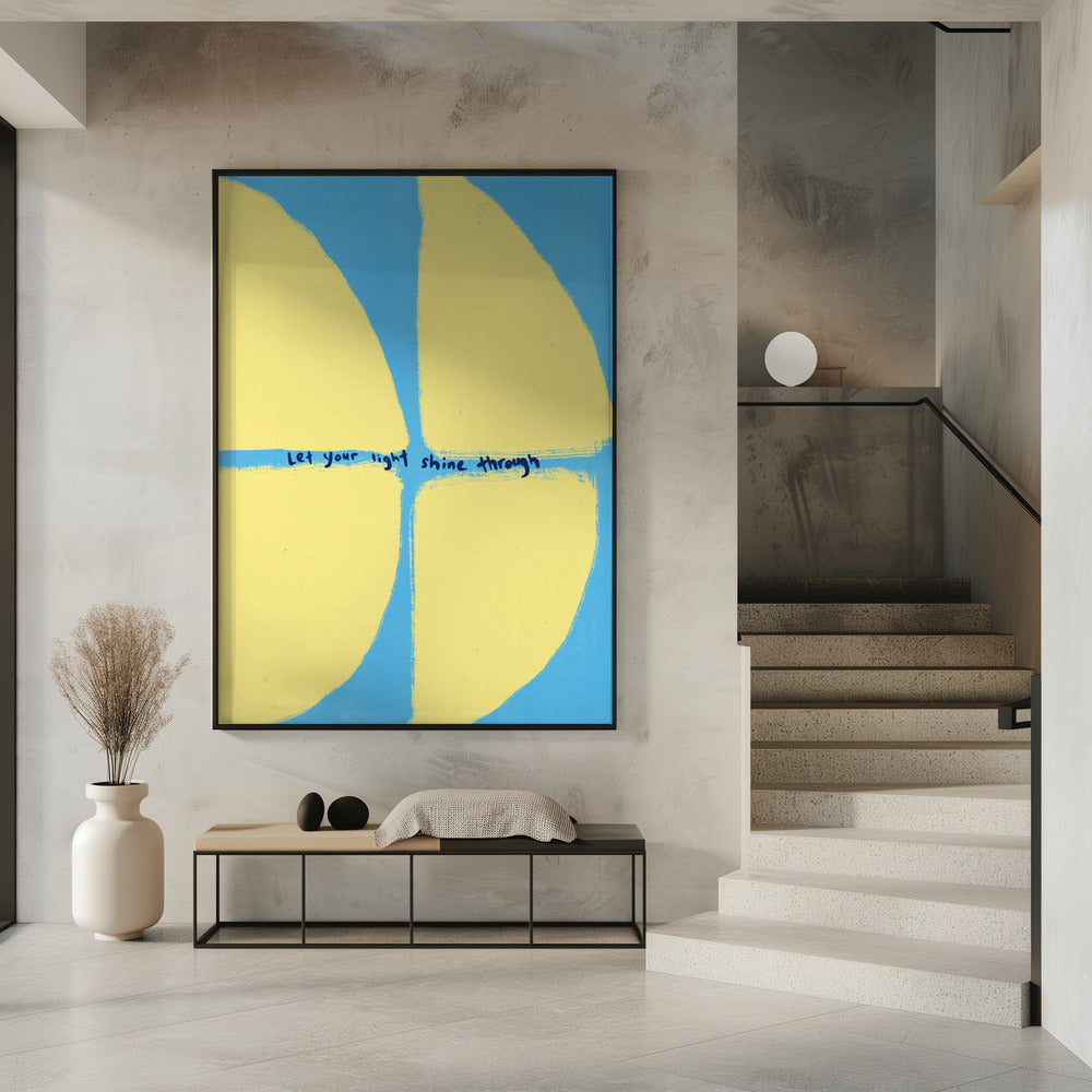 Stralend raam | Poster