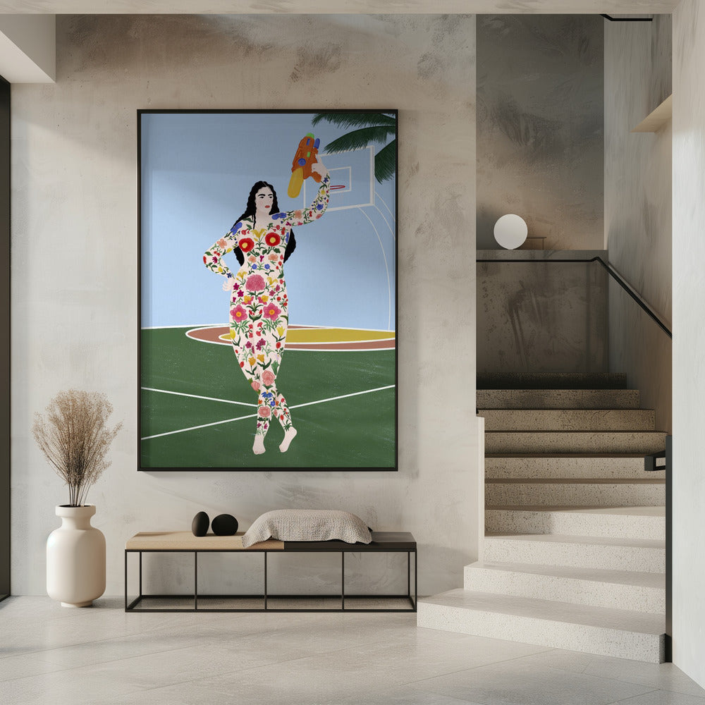 Een jonge dochter van de Hood | Poster