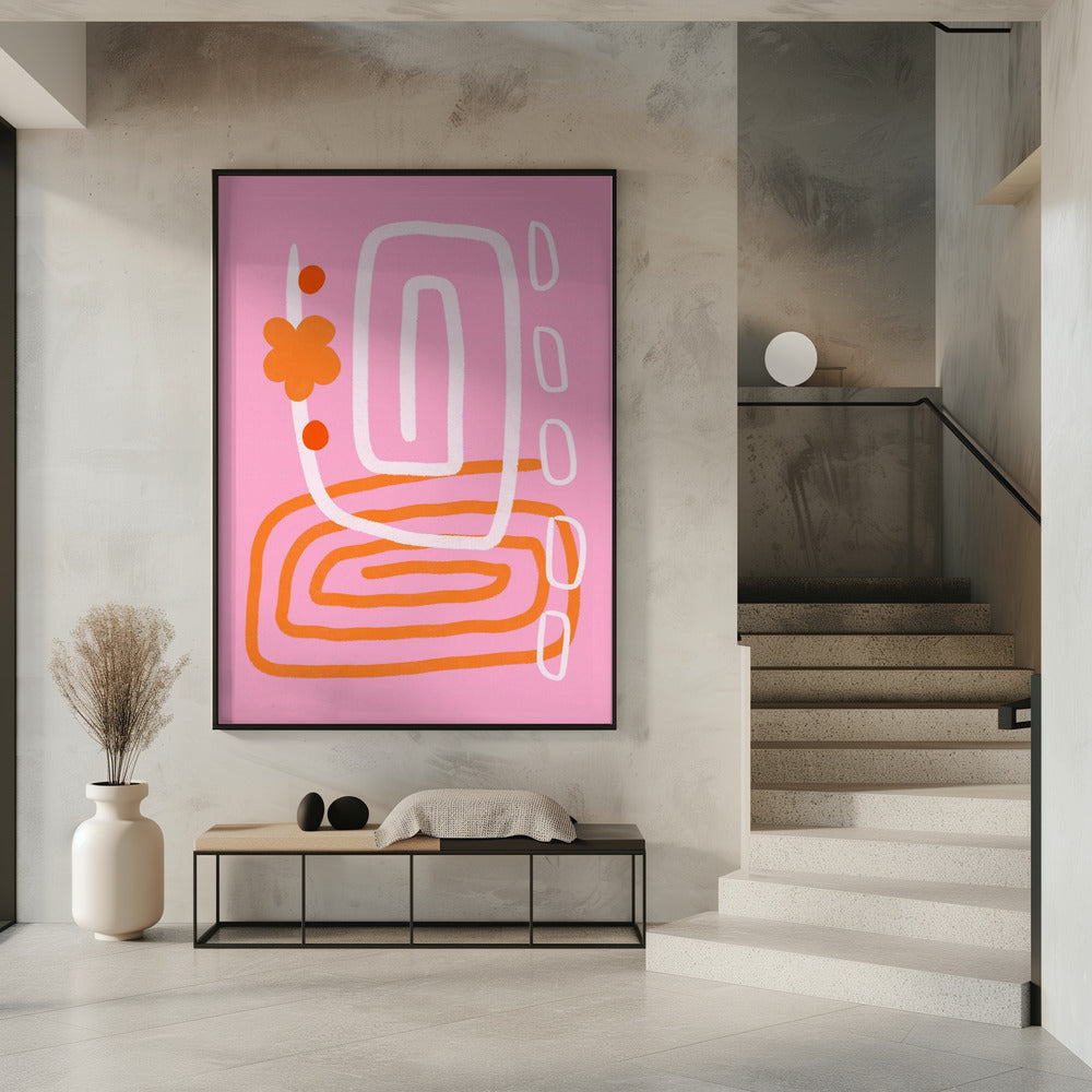 Spiral Bloomscape | Poster