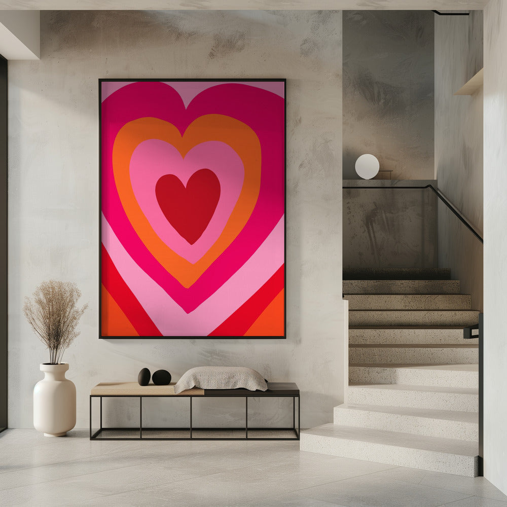 Heart Layers Harmony | Poster