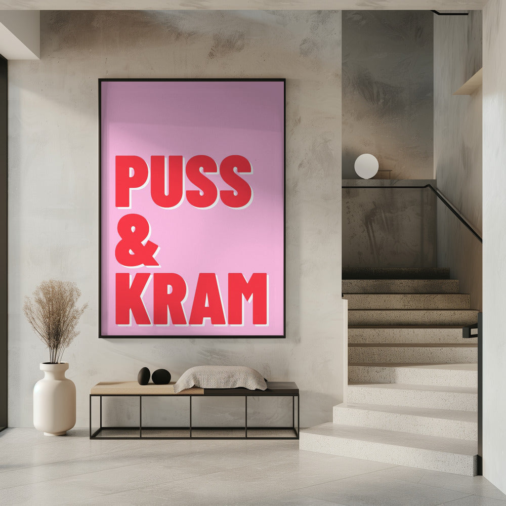 Knuffels en kusjes | Poster