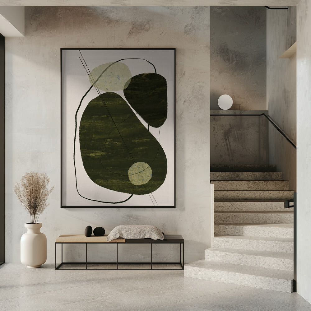 Aardse abstractie | Poster