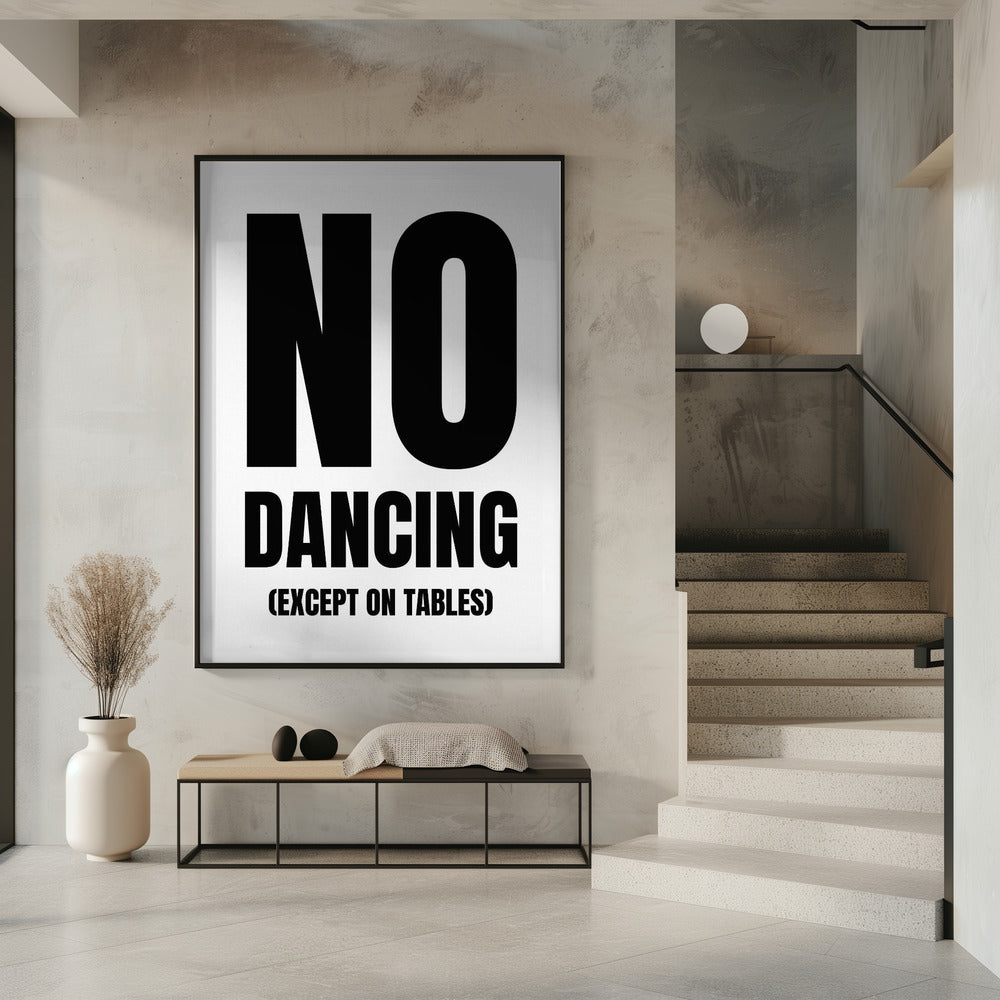 Alleen tafelbewegingen | Poster