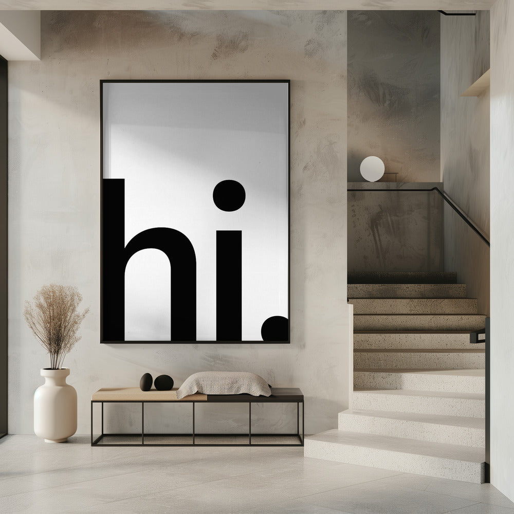 Gedurfd minimalisme | Poster