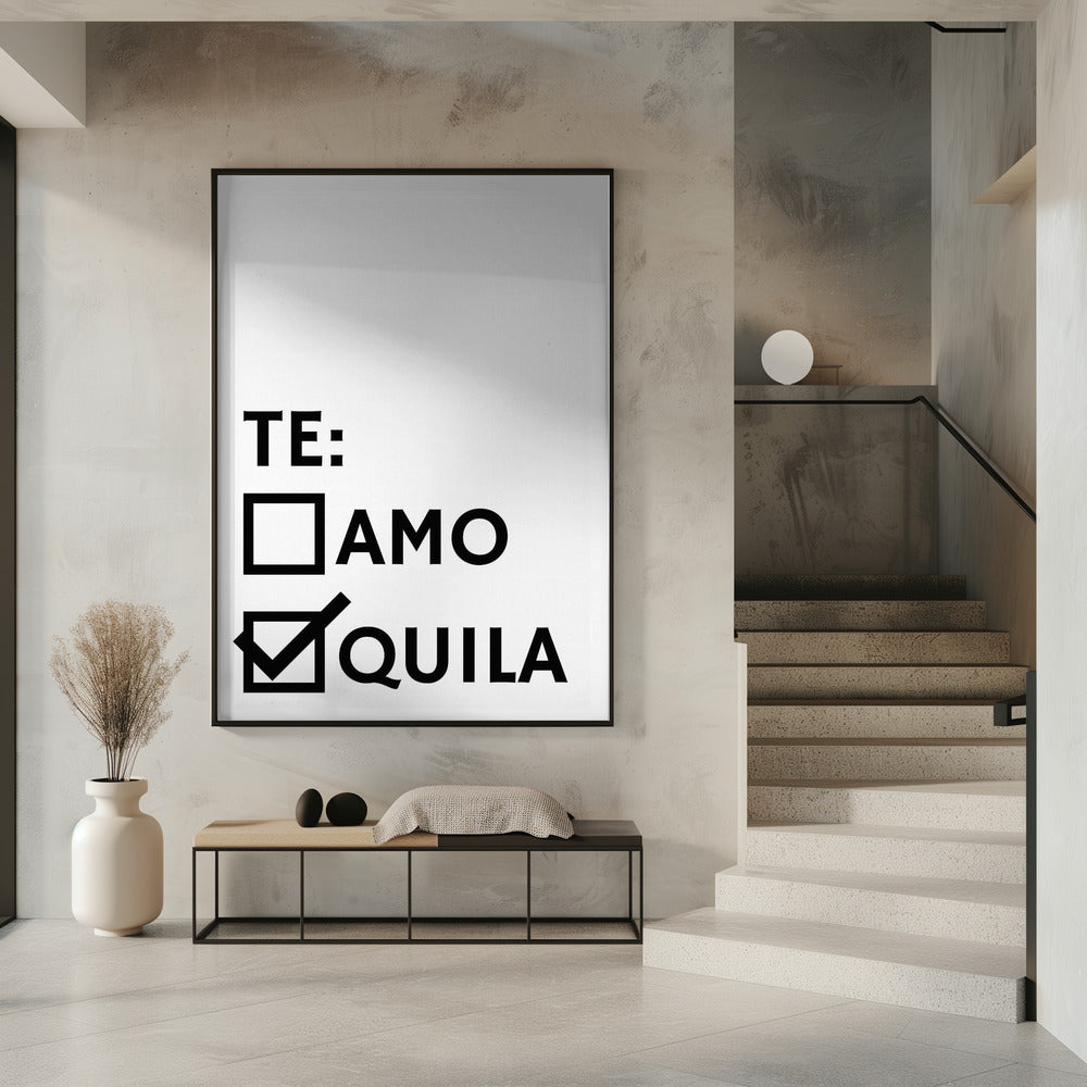 Tequila Love Choice | Poster