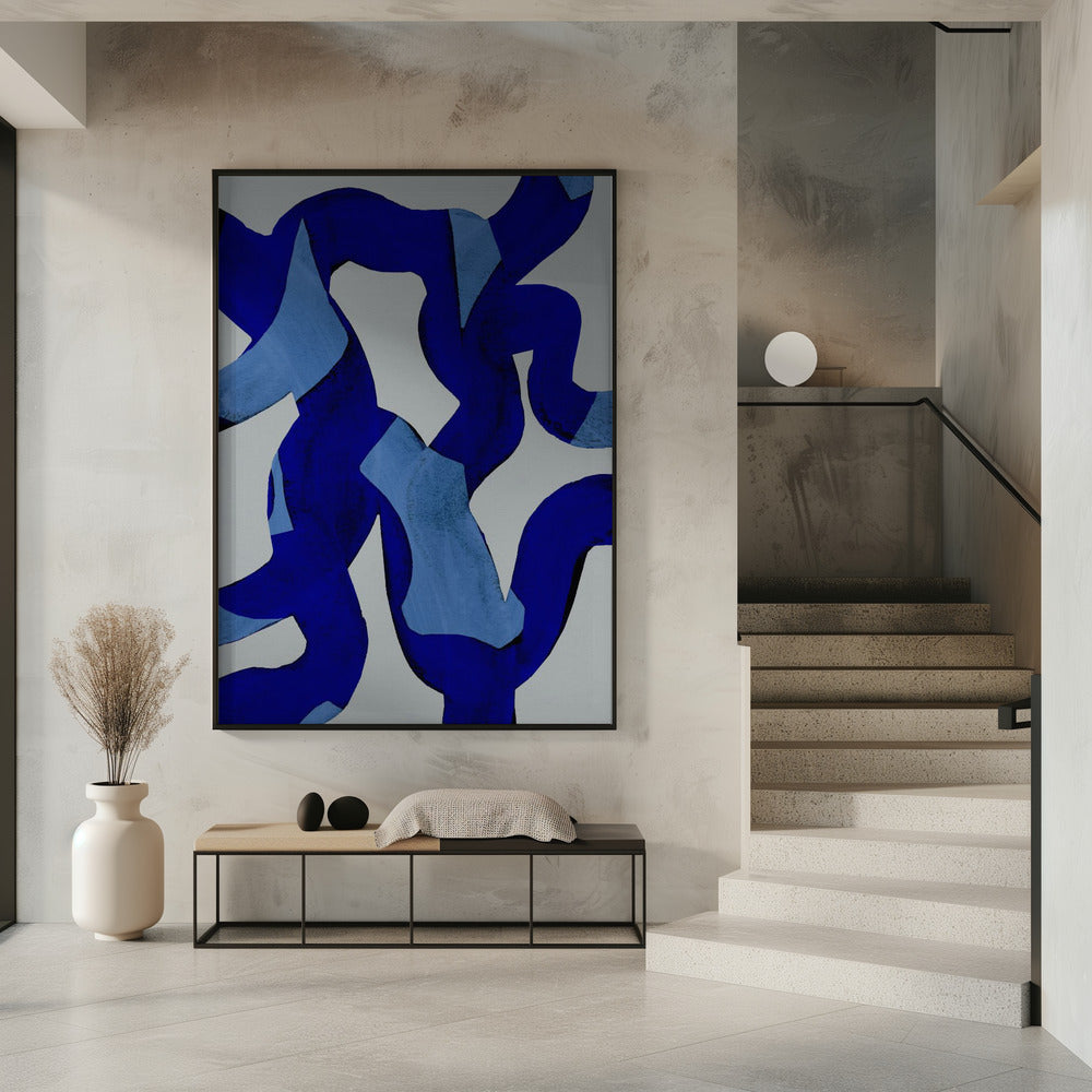 Abstract Brush Strokes 65X | Poster