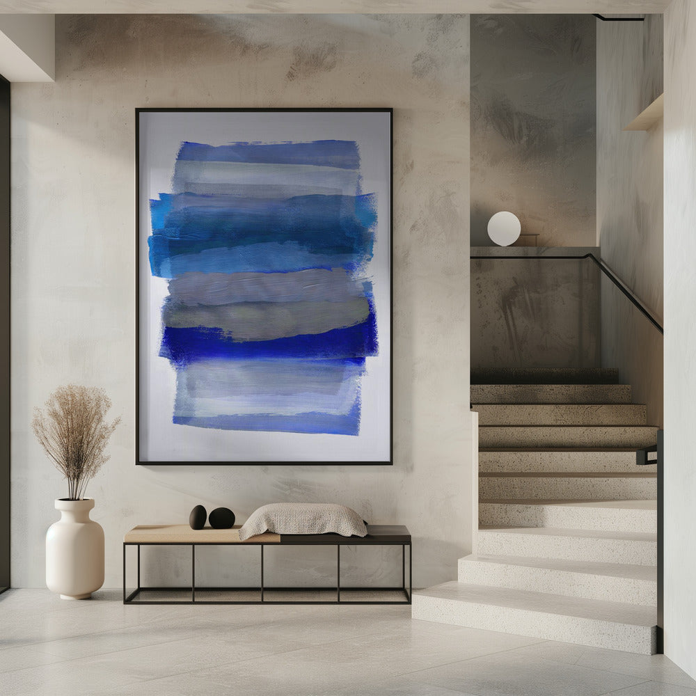 Abstract Brush Strokes 45Y | Poster