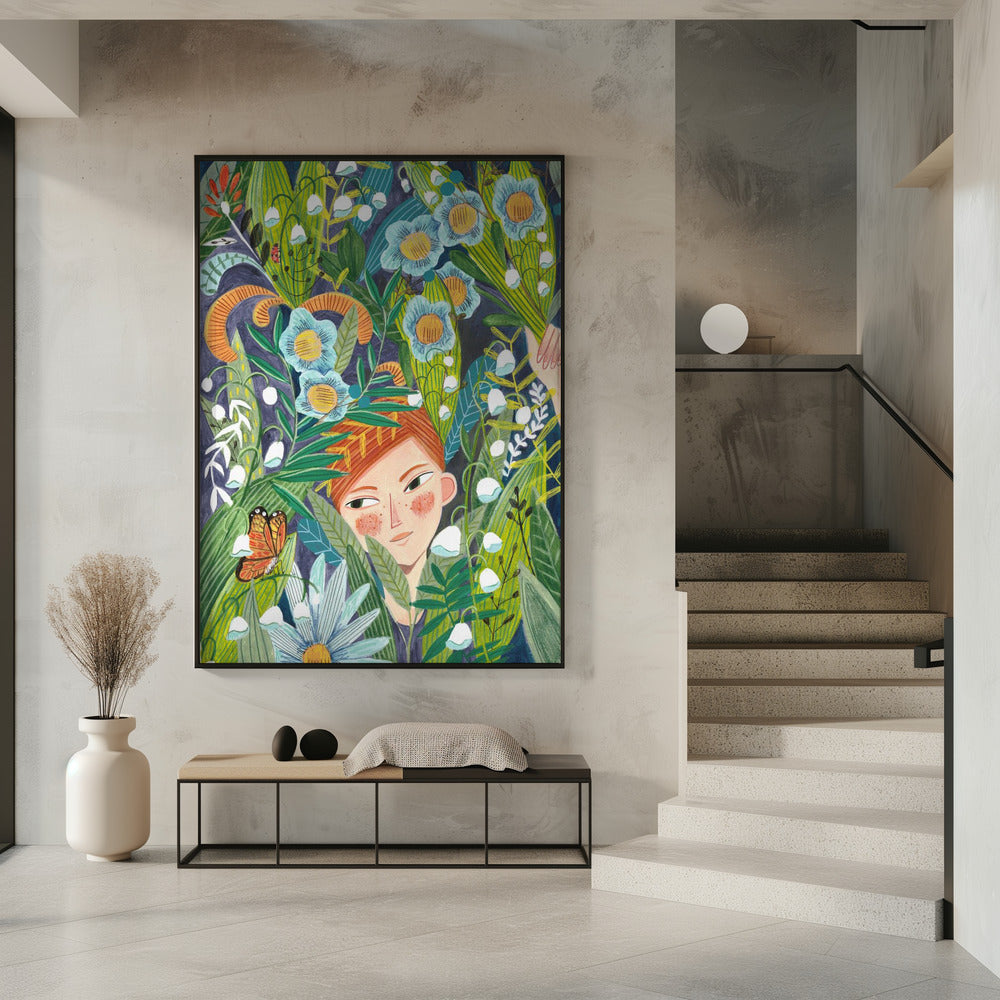 Woman in nature | Poster