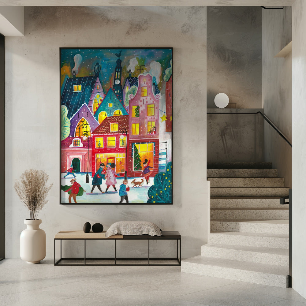 Kerstmis in Amsterdam | Poster
