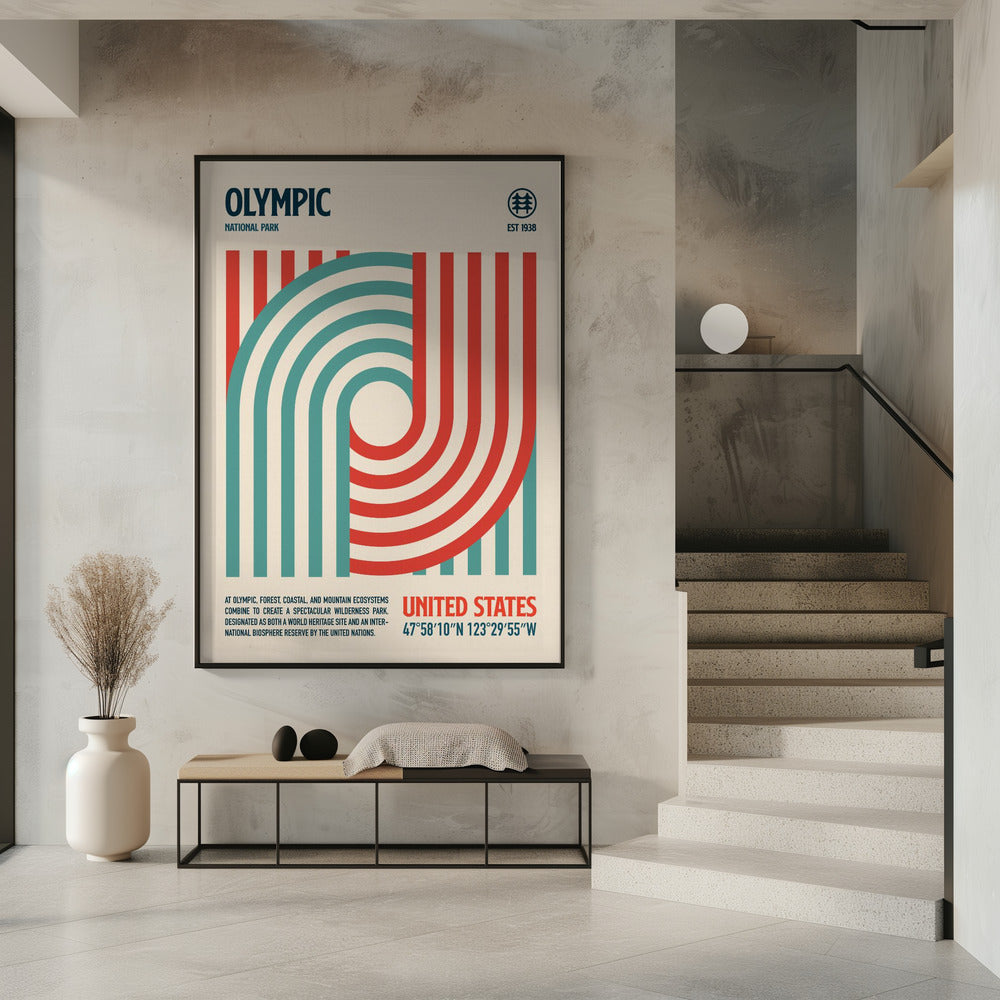 Reisposter Olympisch Nationaal Park | Poster