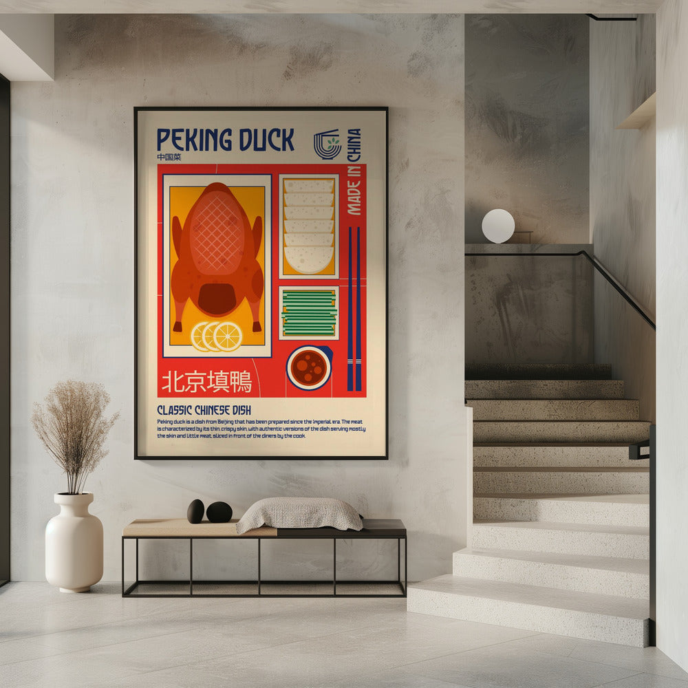 Pekingeend Japans eten Print | Poster