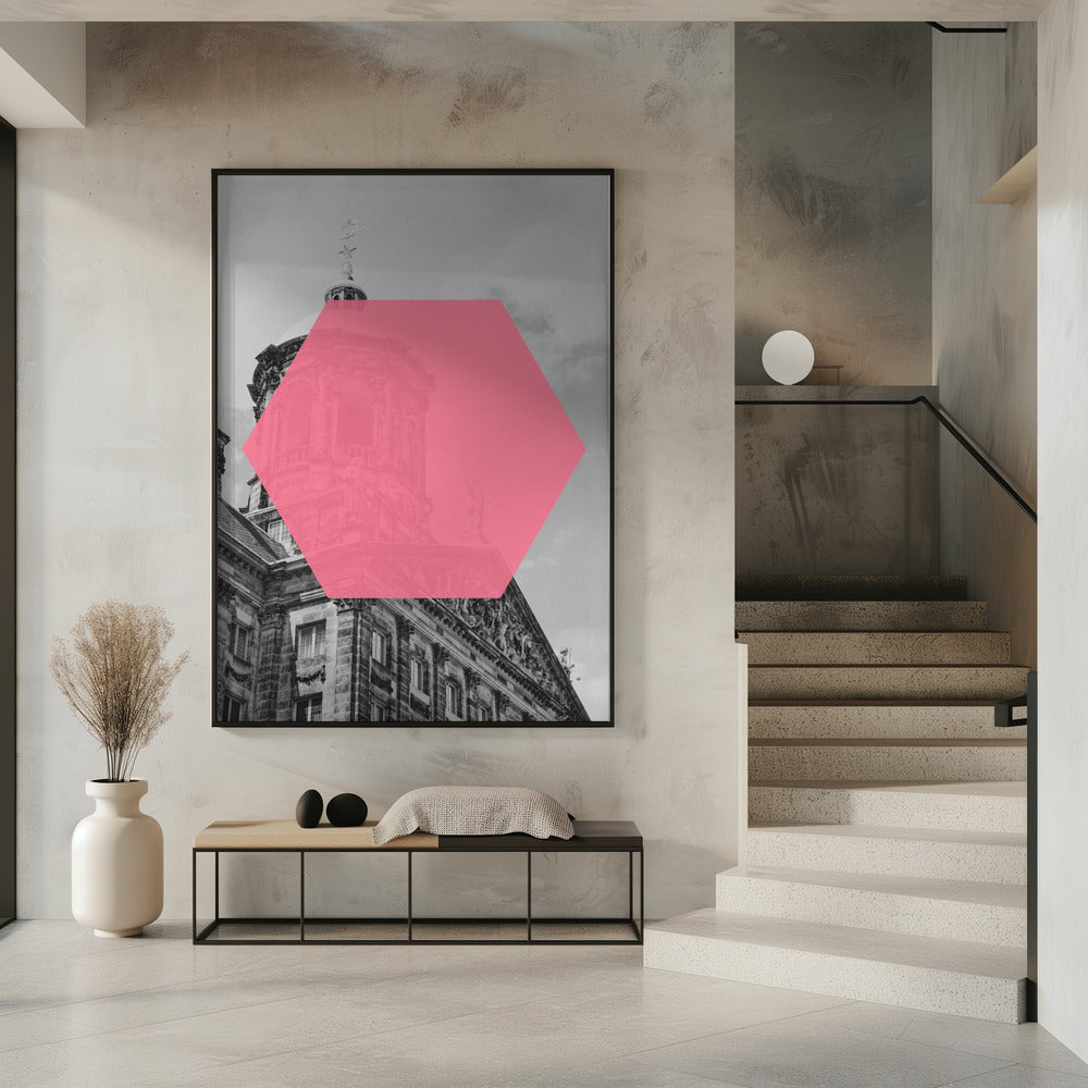 Hexagon over geschiedenis | Poster